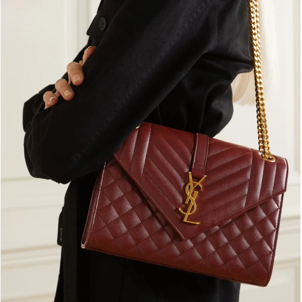 SAINT LAURENT | ENVELOPPE MATELASSÉE